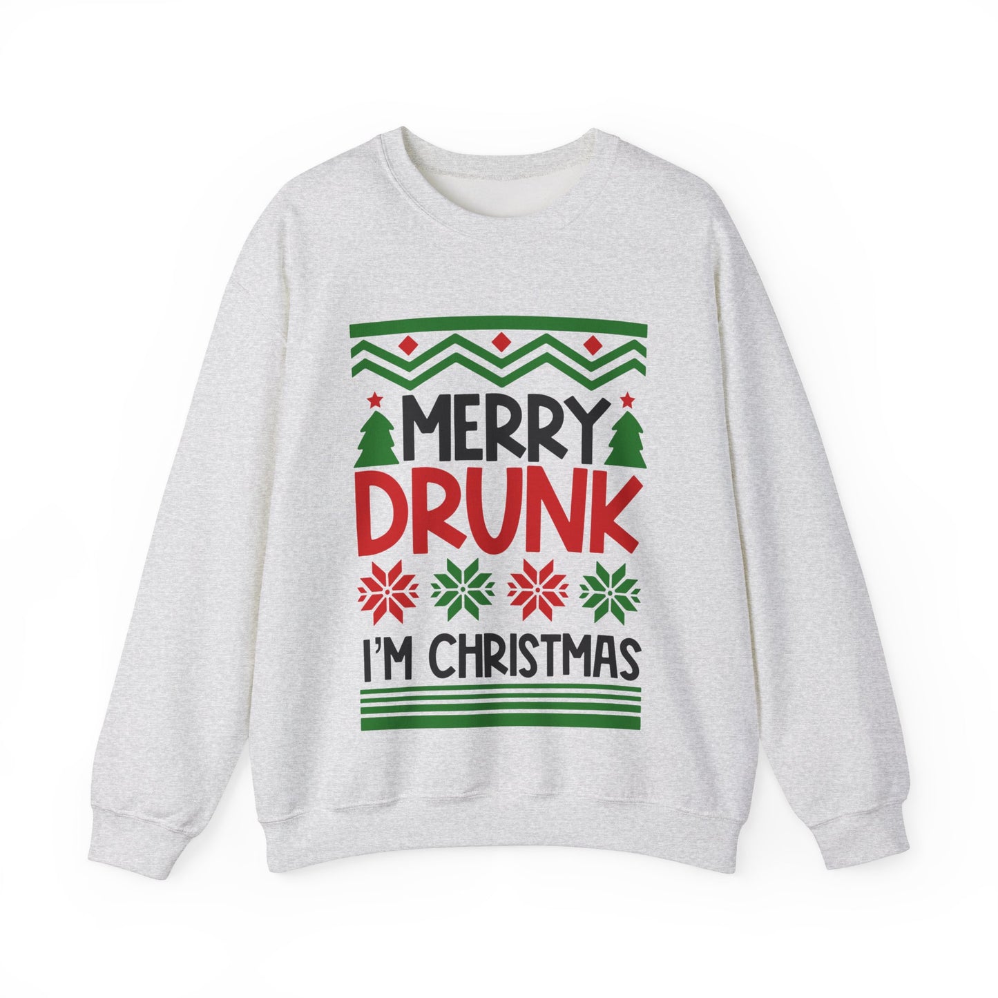 Merry Drunk I'm Christmas Crewneck Sweatshirt