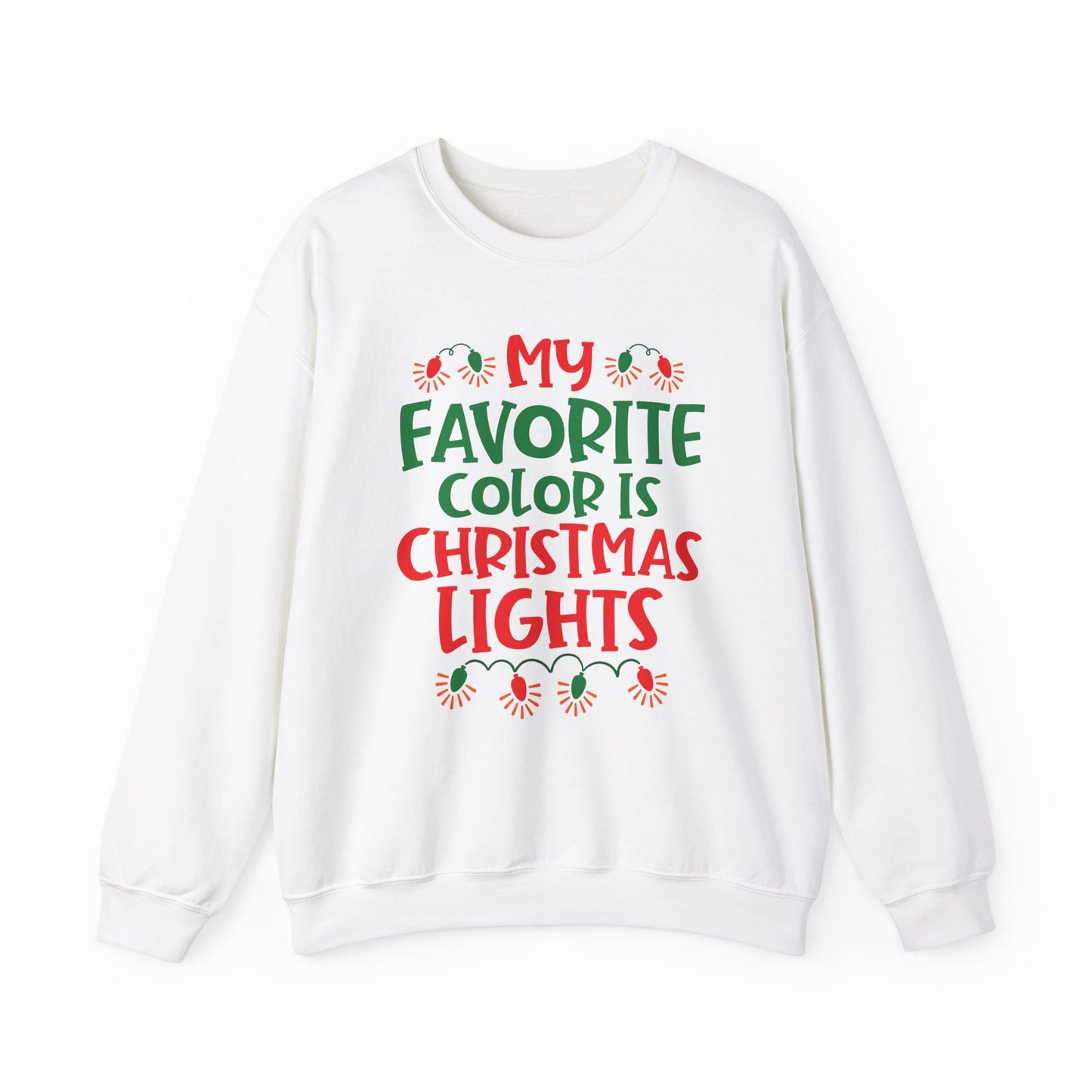 Christmas Lights Sweatshirt - Unisex