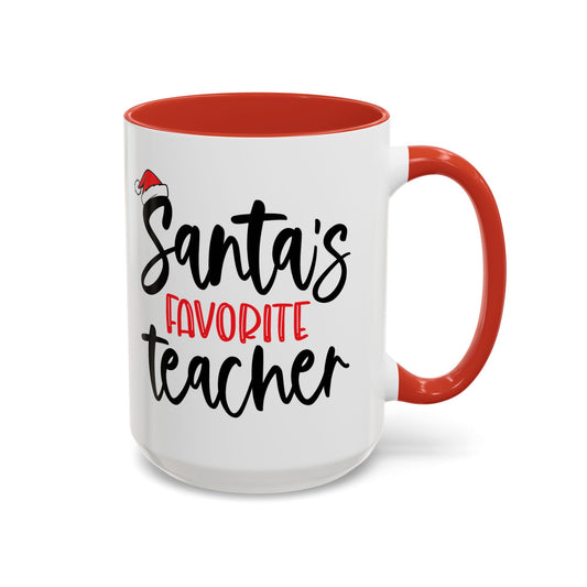 Mug Santa's Favorite Teacher