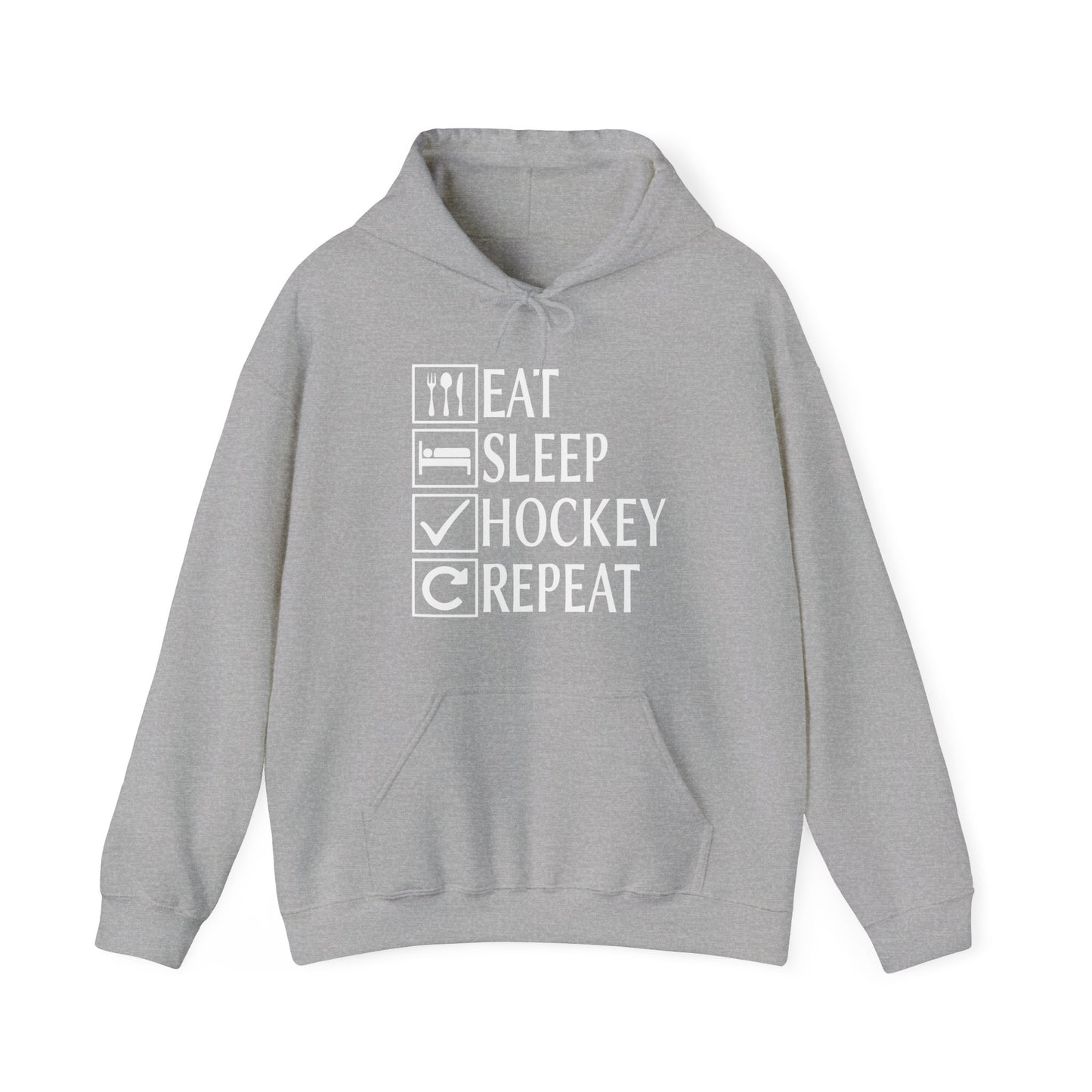 Eat Sleep Hockey Repeat Hoodie