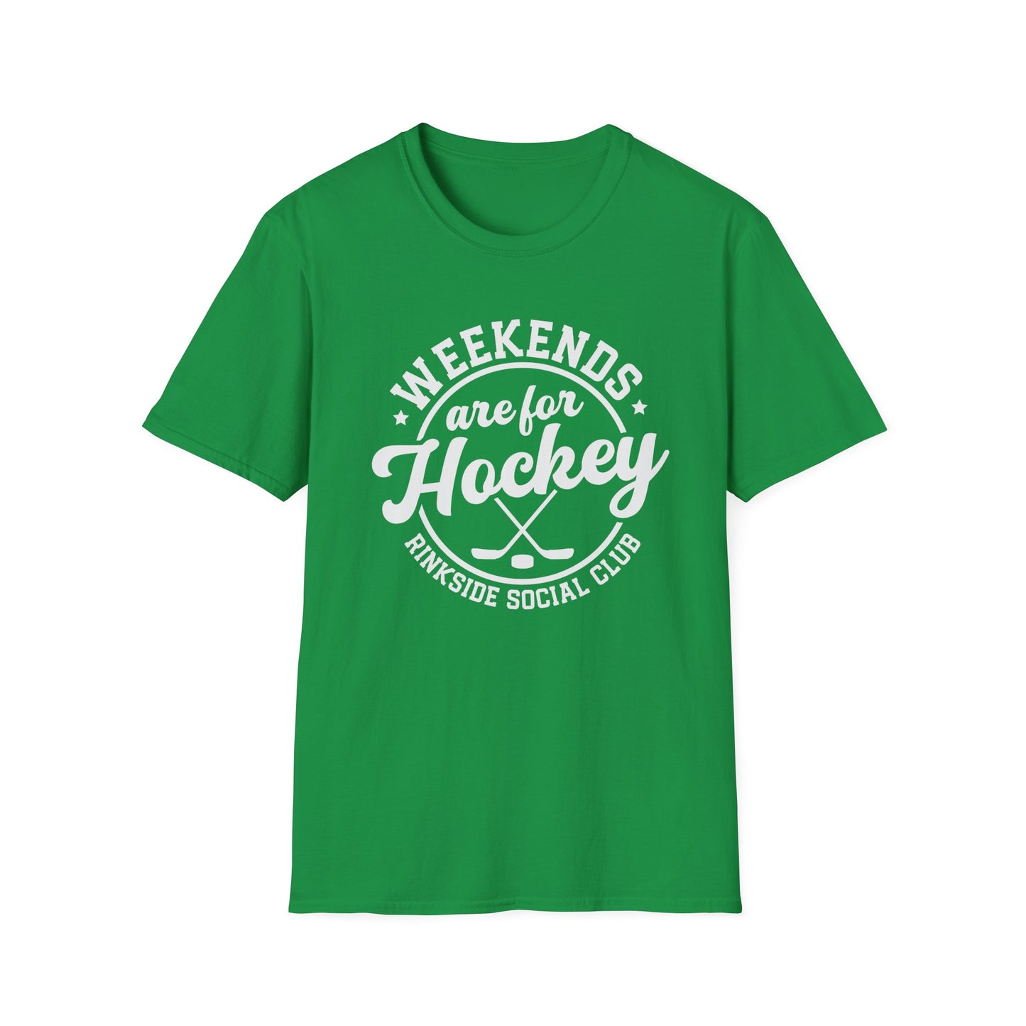 Weekends are for hockey Unisex Softstyle T-Shirt