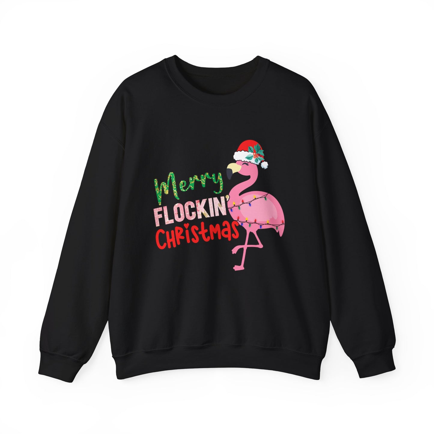 Merry Flockin' Christmas Crewneck Sweatshirt