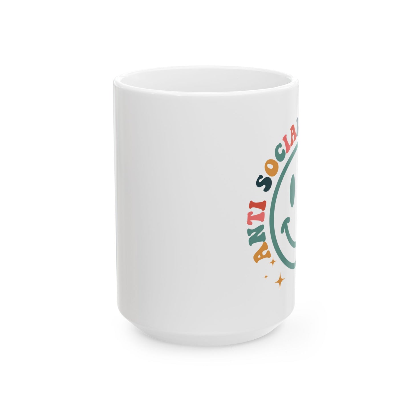 Mug Anti Social Moms Club 11oz 15oz Ceramic