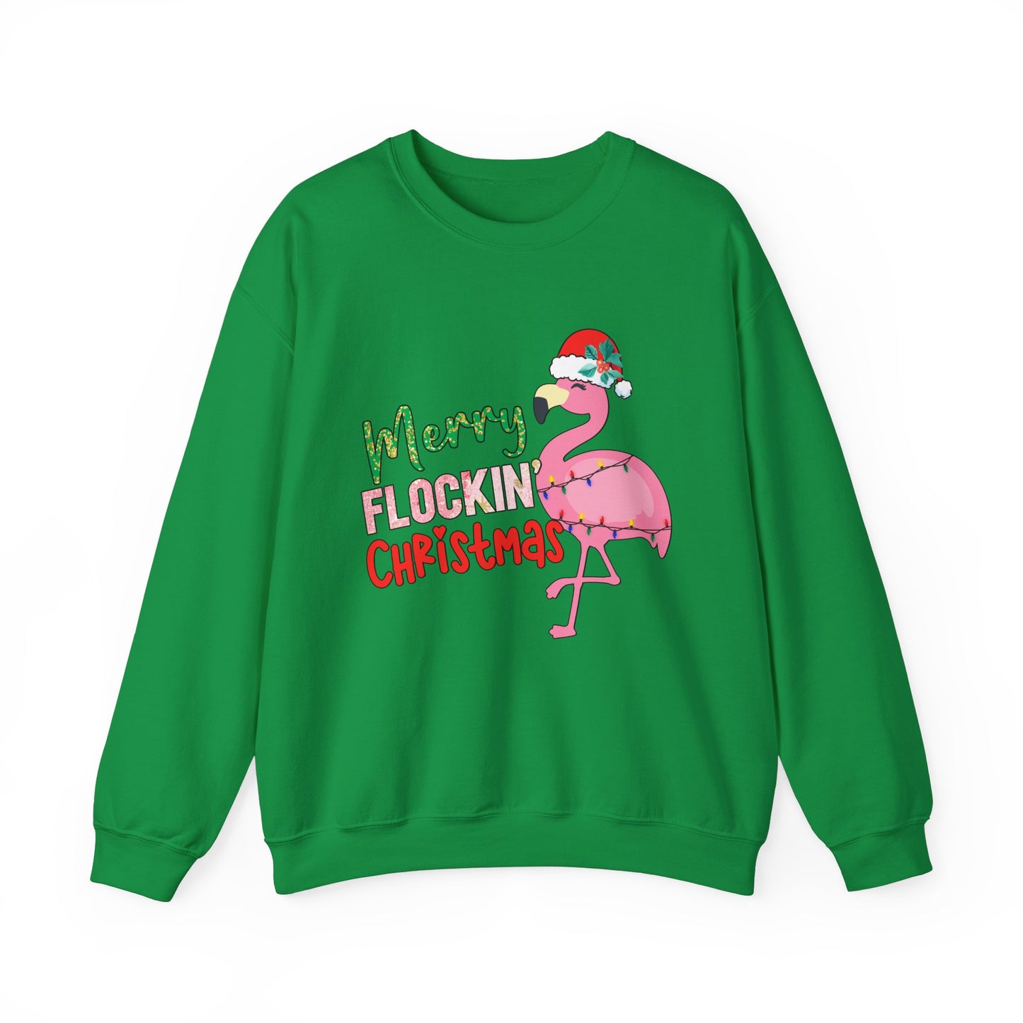 Merry Flockin' Christmas Crewneck Sweatshirt