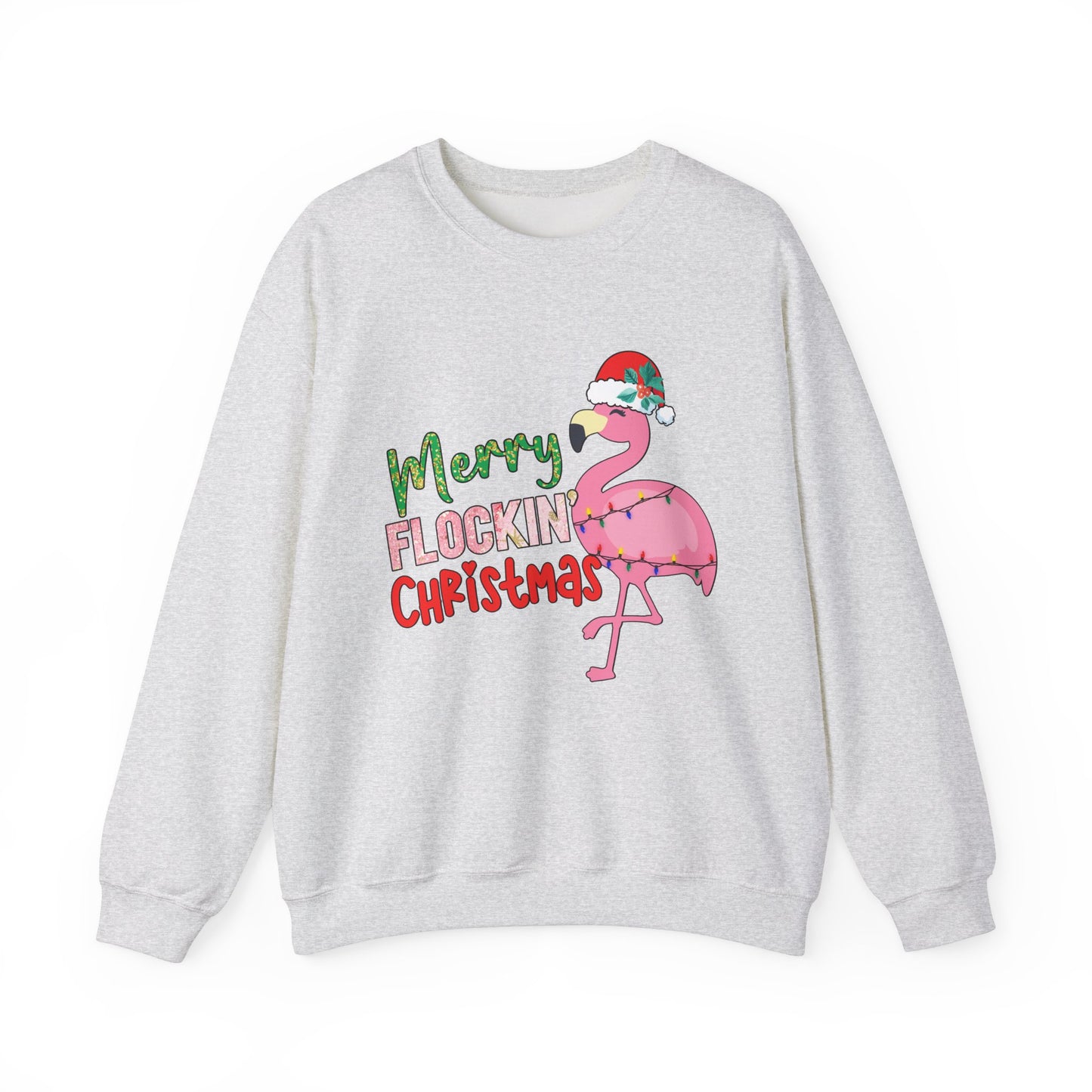 Merry Flockin' Christmas Crewneck Sweatshirt