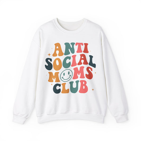 Sweatshirt -  Anti Social Moms Club Graphic Print