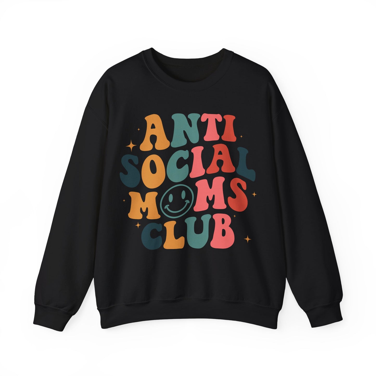 Sweatshirt -  Anti Social Moms Club Graphic Print