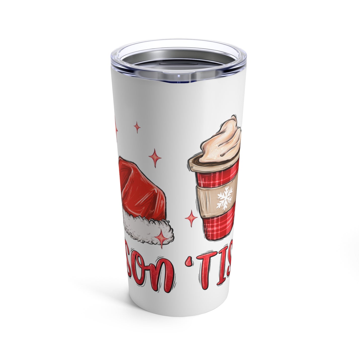 Christmas Hockey Tumbler 20oz - Tis the Season