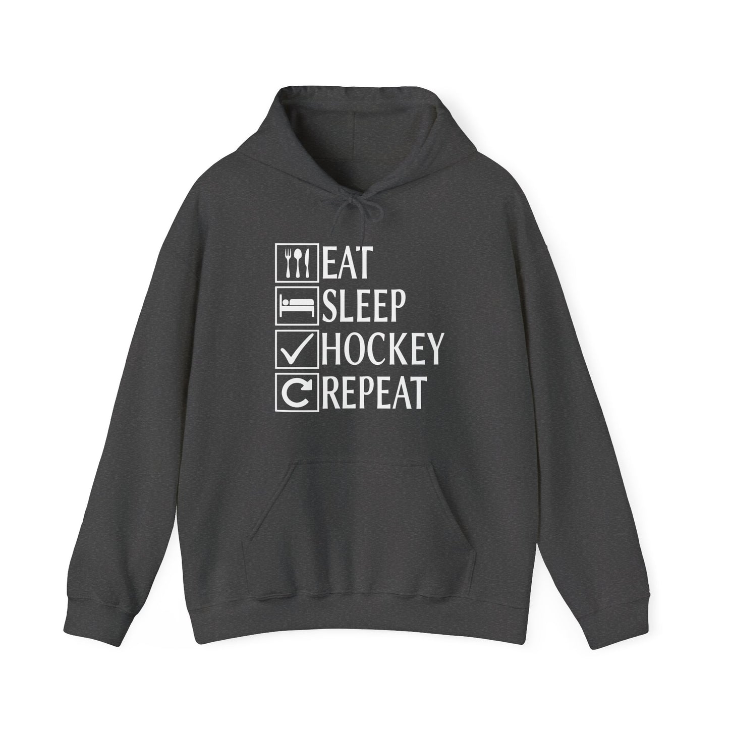 Eat Sleep Hockey Repeat Hoodie