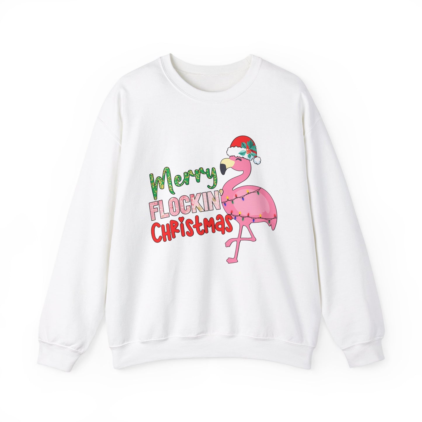 Merry Flockin' Christmas Crewneck Sweatshirt